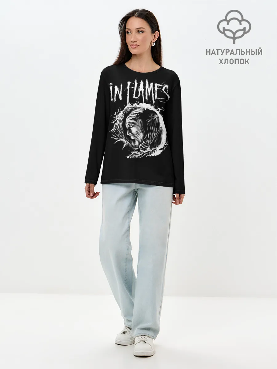 Лонгслив женский. Хлопок / In Flames