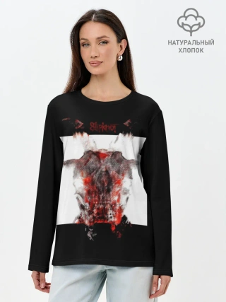 Лонгслив женский. Хлопок / Slipknot All Out Life