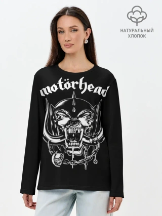 Лонгслив женский. Хлопок / Motorhead