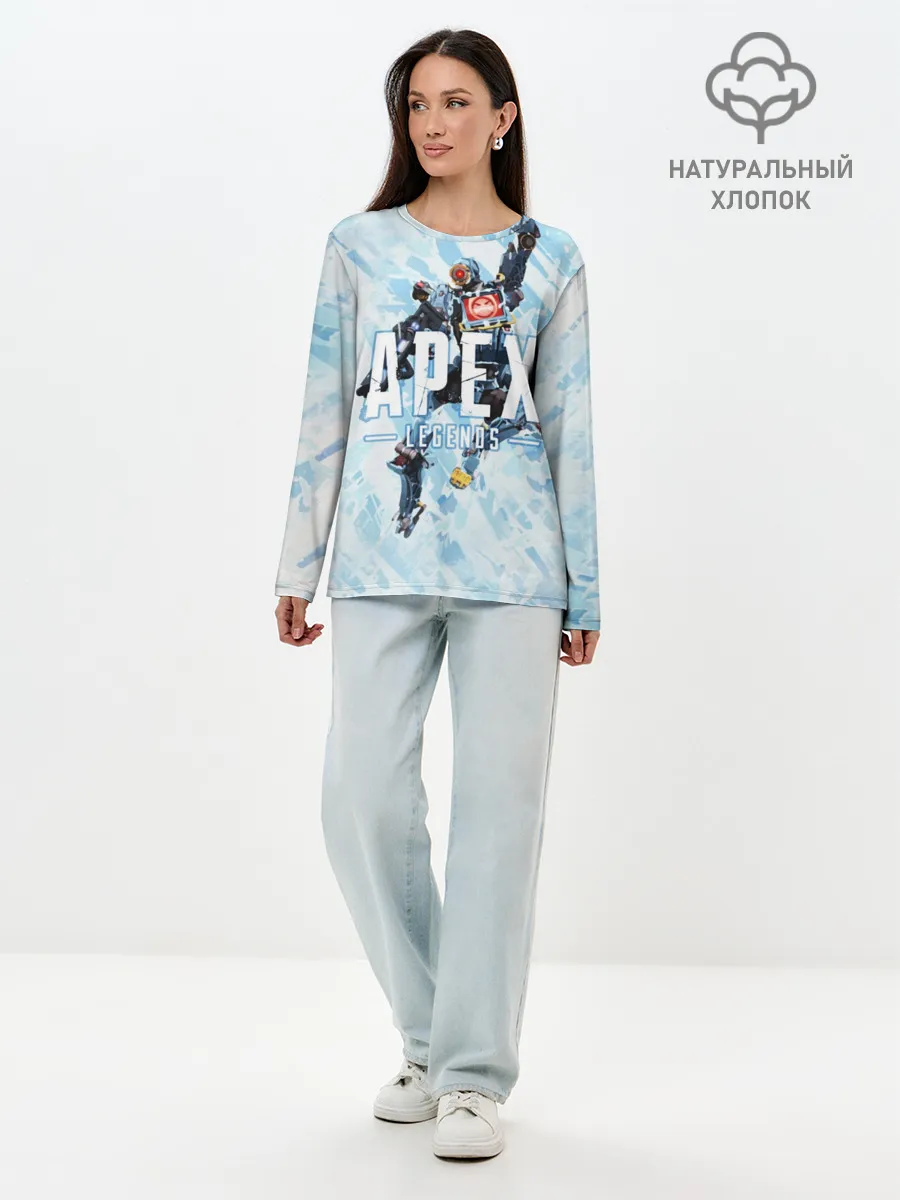 Лонгслив женский. Хлопок / APEX LEGENDS - Pathfinder