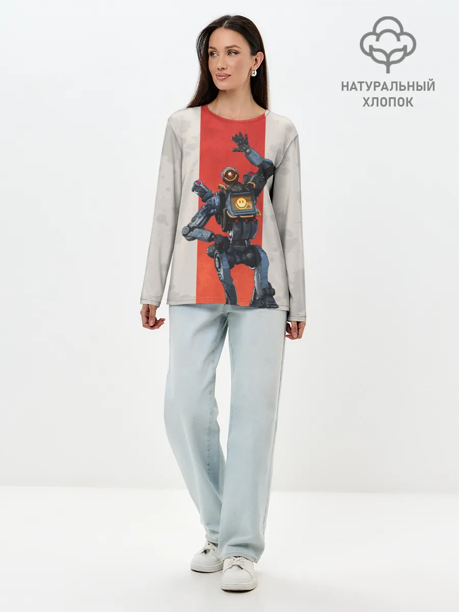 Лонгслив женский. Хлопок / APEX LEGENDS - Pathfinder