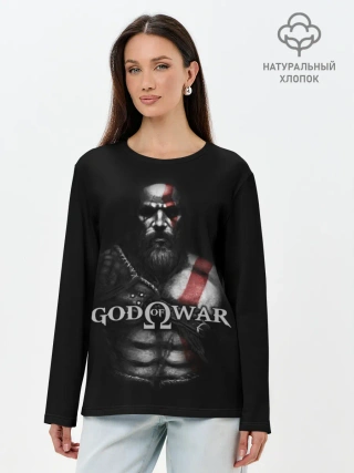 Лонгслив женский. Хлопок / God of War