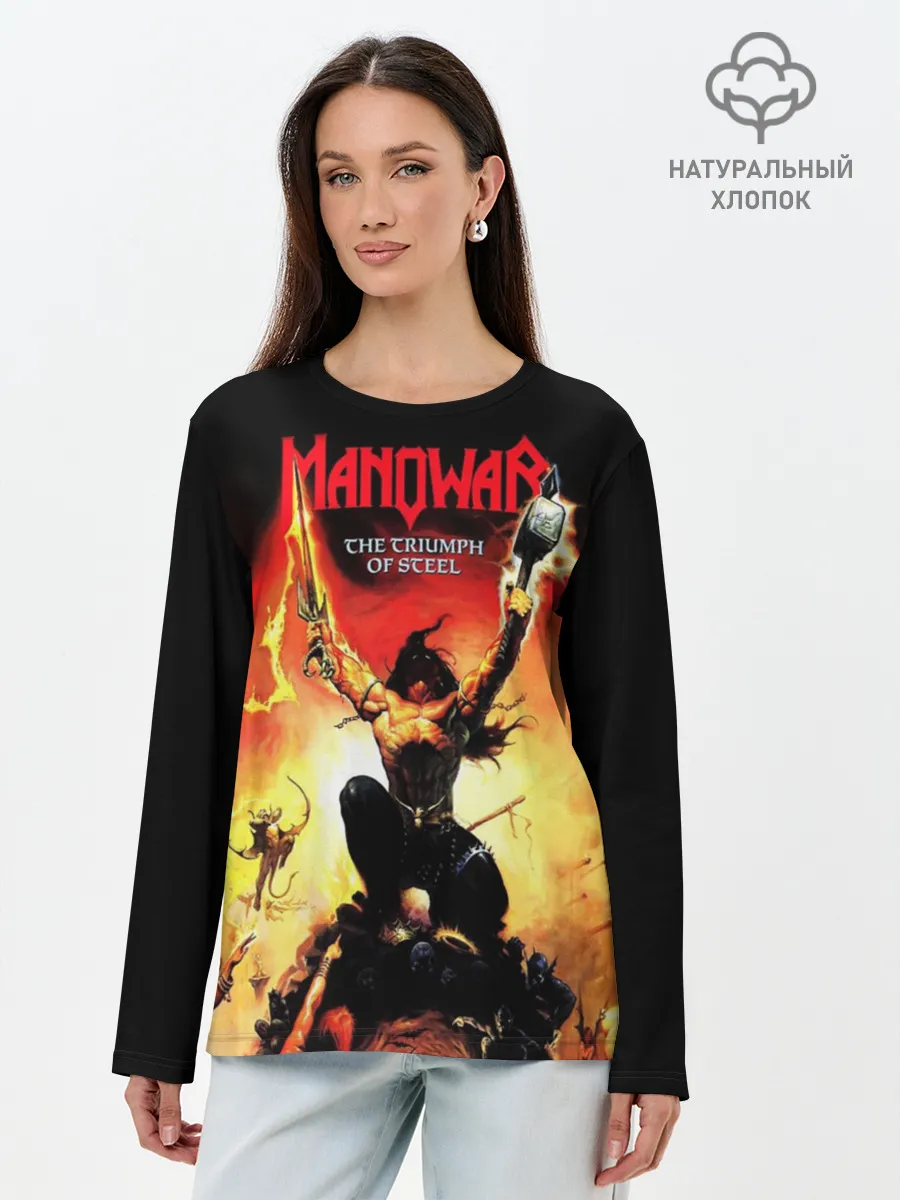 Лонгслив женский. Хлопок / Manowar