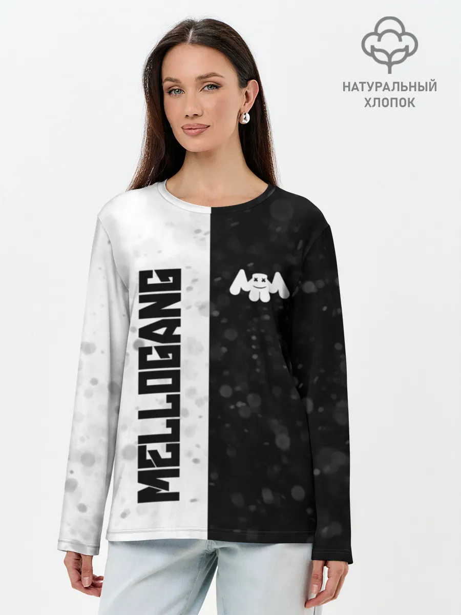 Лонгслив женский. Хлопок / MELLOGANG