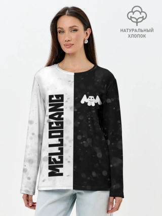 Лонгслив женский. Хлопок / MELLOGANG