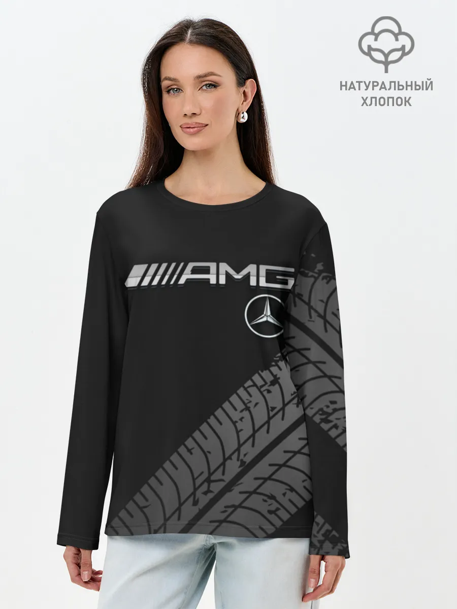 Лонгслив женский. Хлопок / Mercedes