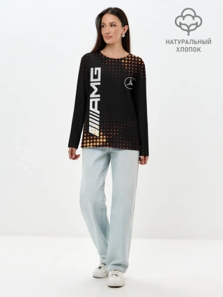 Лонгслив женский. Хлопок / Mercedes