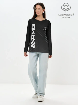 Лонгслив женский. Хлопок / Mercedes