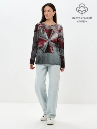 Лонгслив женский. Хлопок / UMBRELLA