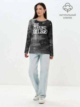 Лонгслив женский. Хлопок / The Sinking City