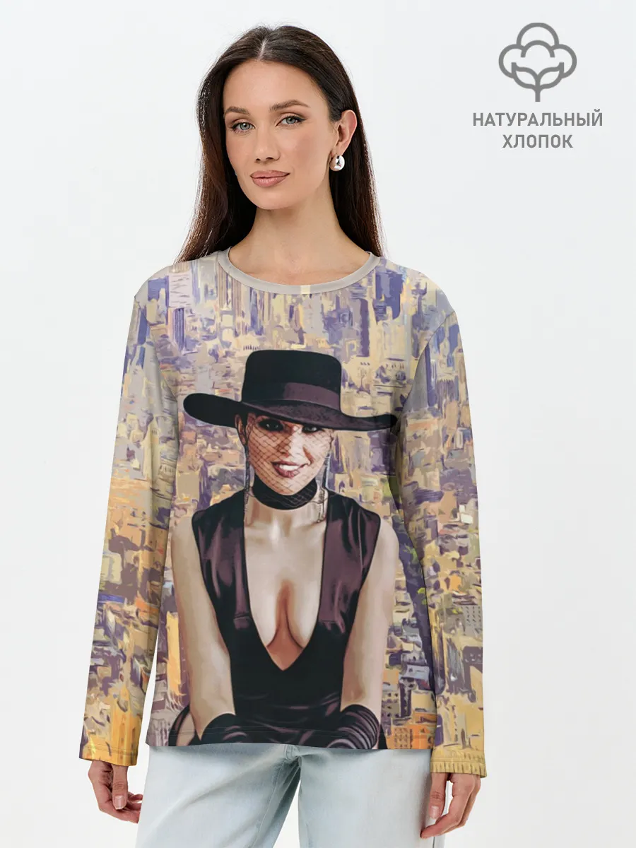 Лонгслив женский. Хлопок / Maruv