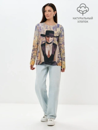 Лонгслив женский. Хлопок / Maruv