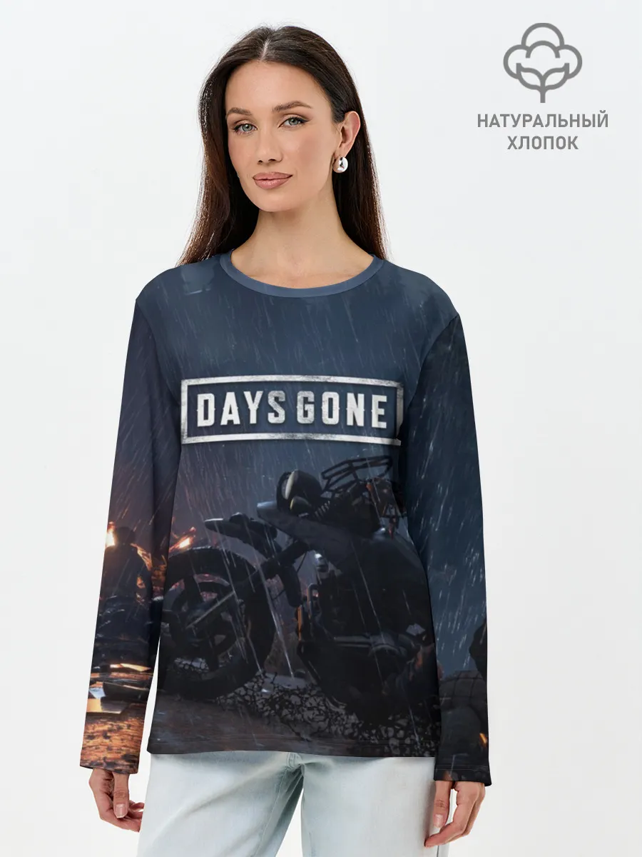 Лонгслив женский. Хлопок / Days Gone