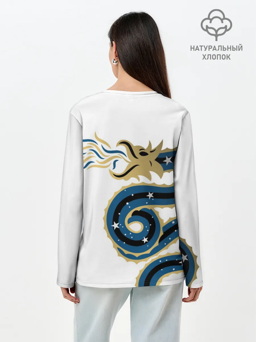 Лонгслив женский. Хлопок / Интер Милан