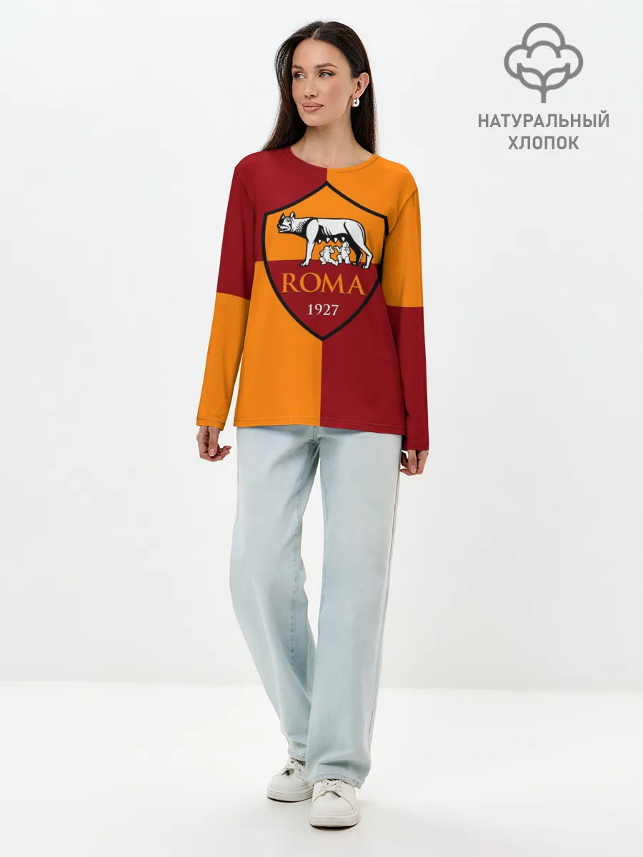 Лонгслив женский. Хлопок / Рома