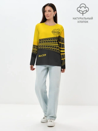 Лонгслив женский. Хлопок / Volvo