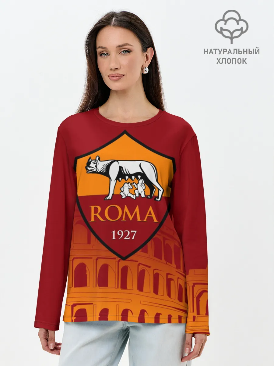Лонгслив женский. Хлопок / Рома