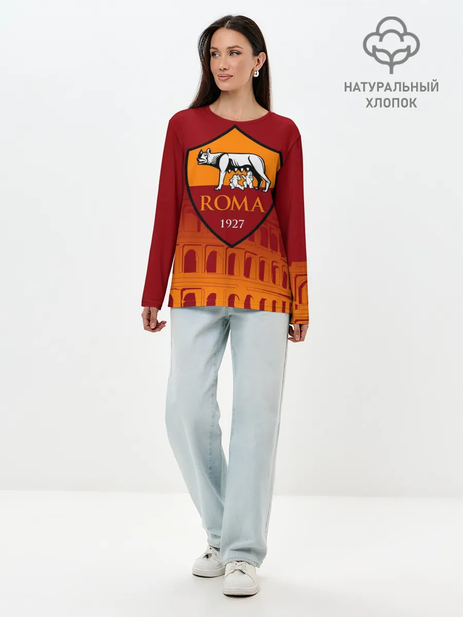 Лонгслив женский. Хлопок / Рома