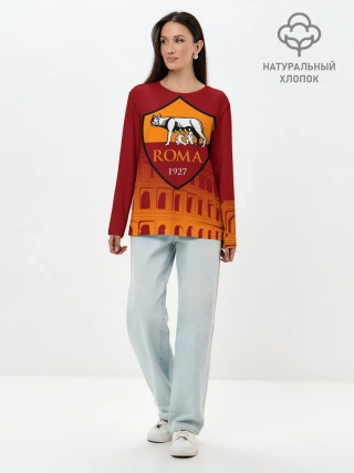 Лонгслив женский. Хлопок / Рома