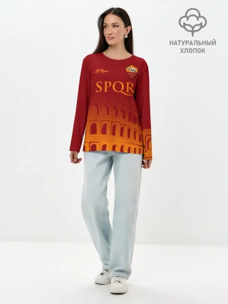 Лонгслив женский. Хлопок / Рома