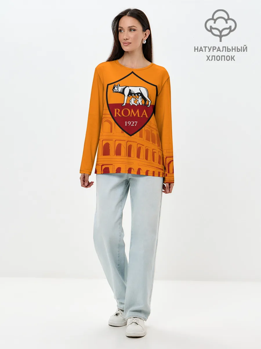 Лонгслив женский. Хлопок / Рома