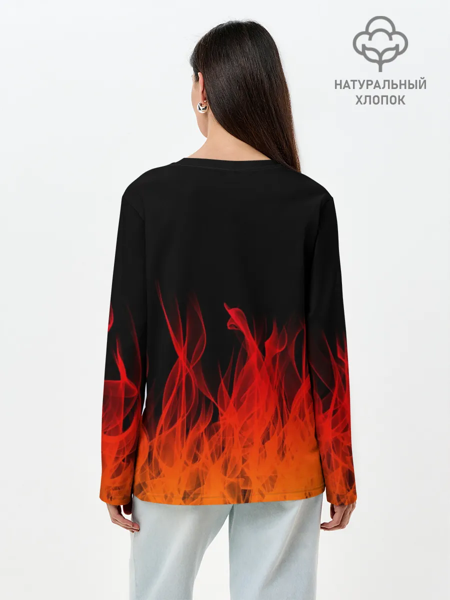 Лонгслив женский. Хлопок / MANOWAR