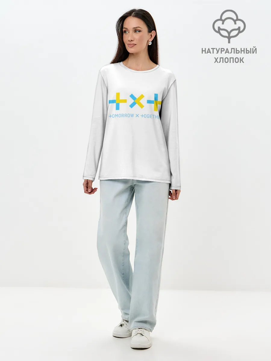 Лонгслив женский. Хлопок / TOMORROW X TOGETHER / TXT