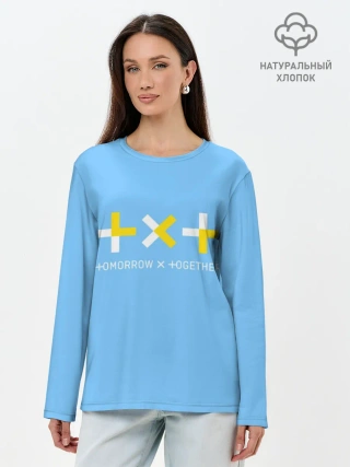 Лонгслив женский. Хлопок / TOMORROW X TOGETHER / TXT