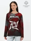 Лонгслив женский. Хлопок / METALLICA
