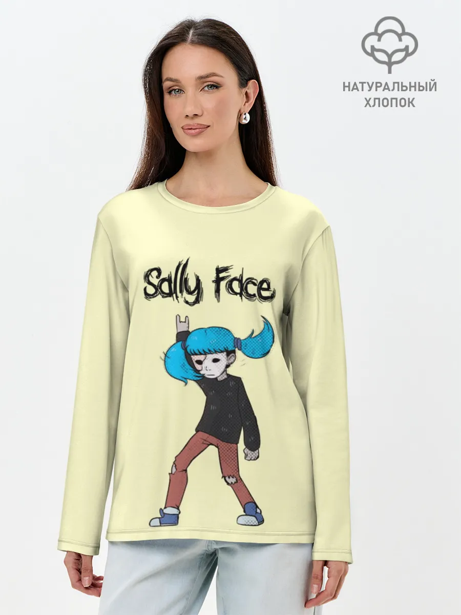 Лонгслив женский. Хлопок / Sally Face