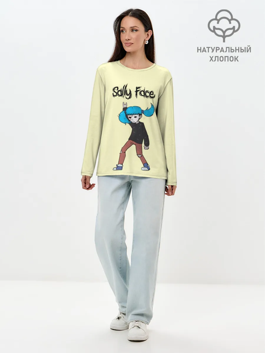 Лонгслив женский. Хлопок / Sally Face
