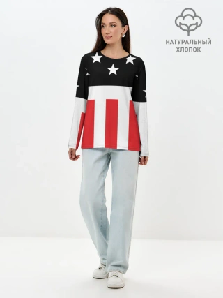 Лонгслив женский. Хлопок / PRODIGY