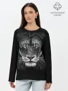 Лонгслив женский. Хлопок / Lion Art