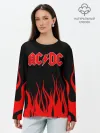 Лонгслив женский. Хлопок / AC DC