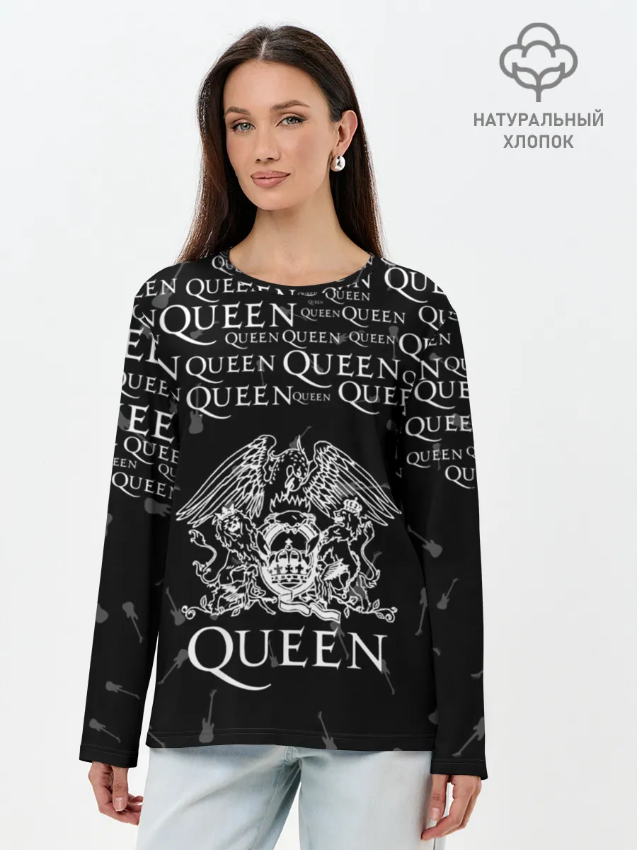 Лонгслив женский. Хлопок / QUEEN