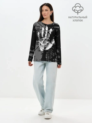 Лонгслив женский. Хлопок / Stop