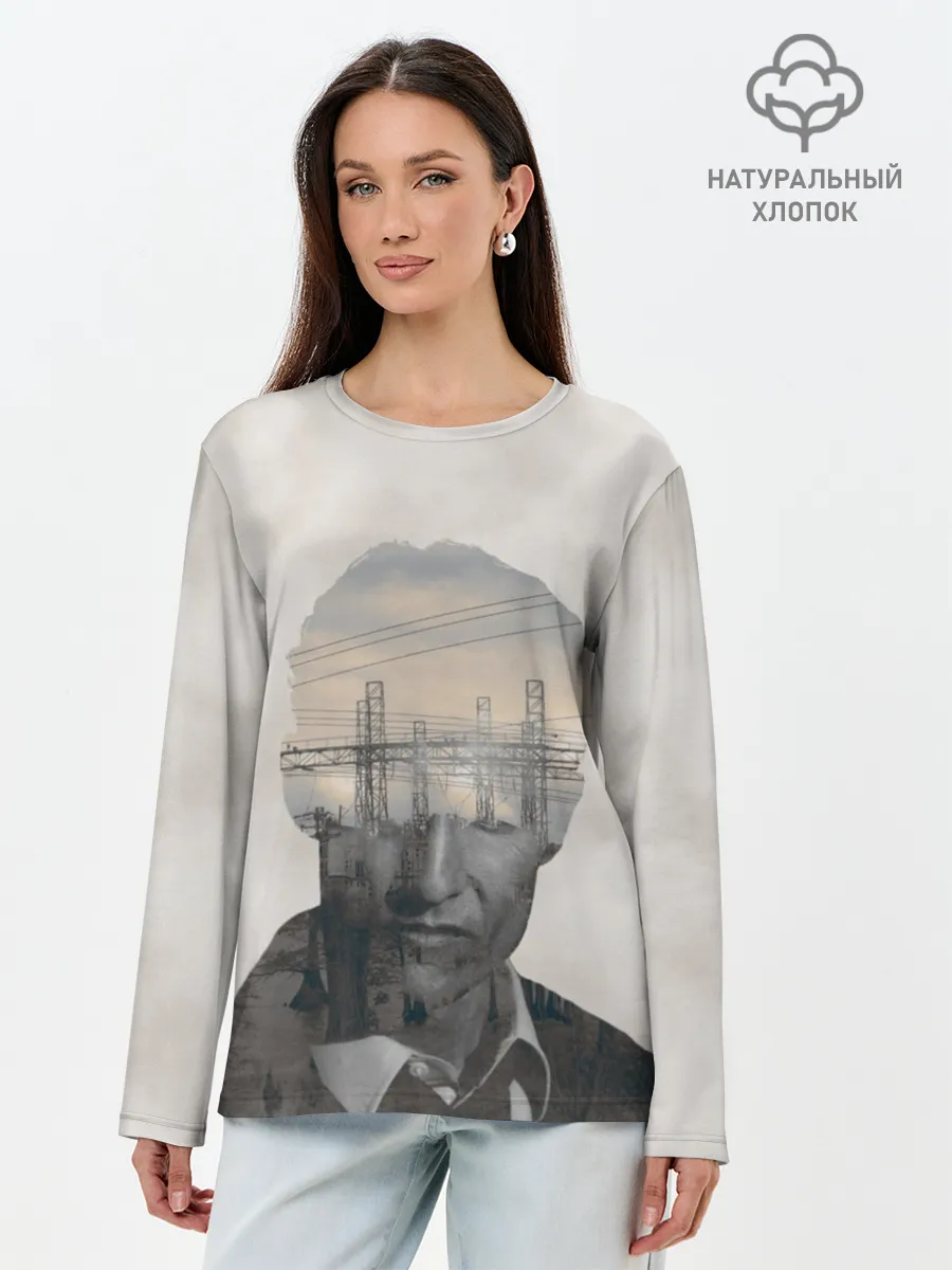 Лонгслив женский. Хлопок / True Detective