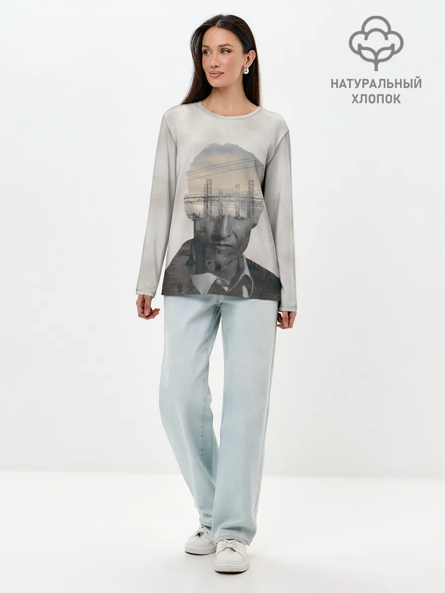 Лонгслив женский. Хлопок / True Detective