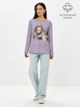 Лонгслив женский. Хлопок / Billie Eilish