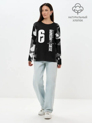 Лонгслив женский. Хлопок / RAINBOW SIX SIEGE