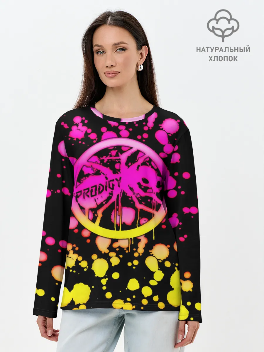 Лонгслив женский. Хлопок / The Prodigy