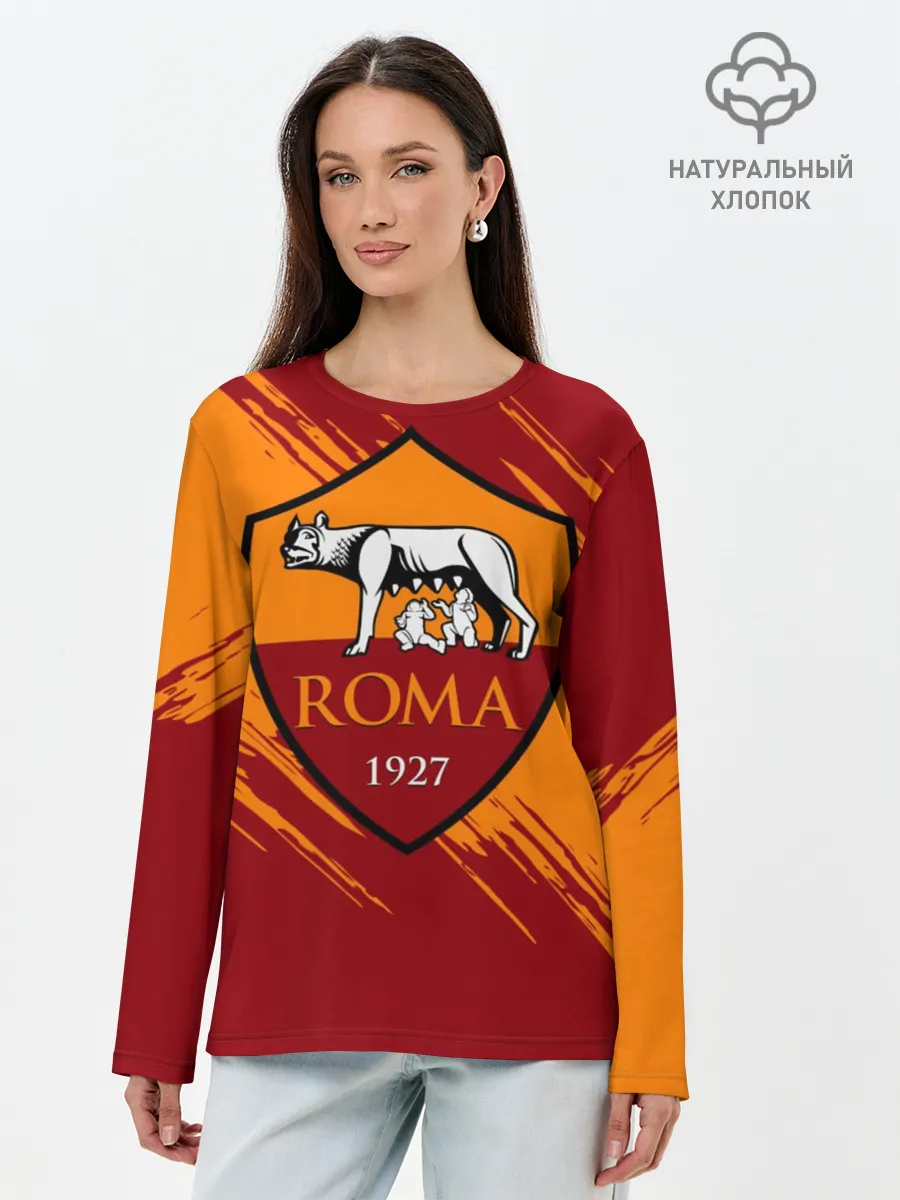 Лонгслив женский. Хлопок / Рома