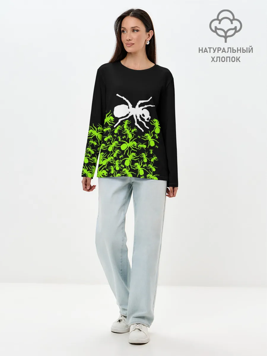 Лонгслив женский. Хлопок / The Prodigy