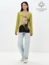 Лонгслив женский. Хлопок / billie eilish