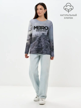 Лонгслив женский. Хлопок / Metro Exodus