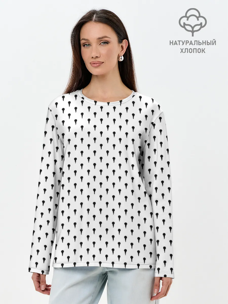 Лонгслив женский. Хлопок / Bruno Buccellati Style Ver.1