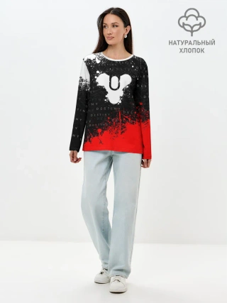 Лонгслив женский. Хлопок / DESTINY