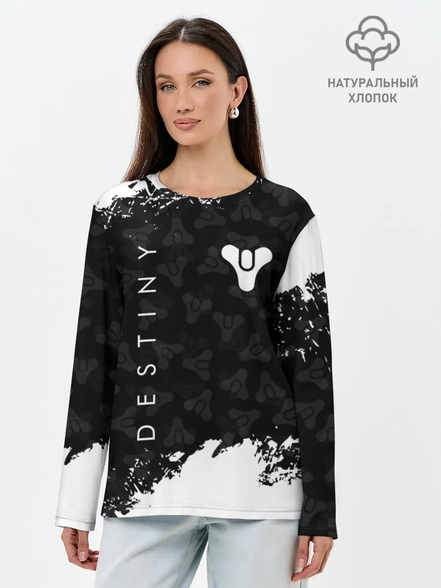 Лонгслив женский. Хлопок / DESTINY