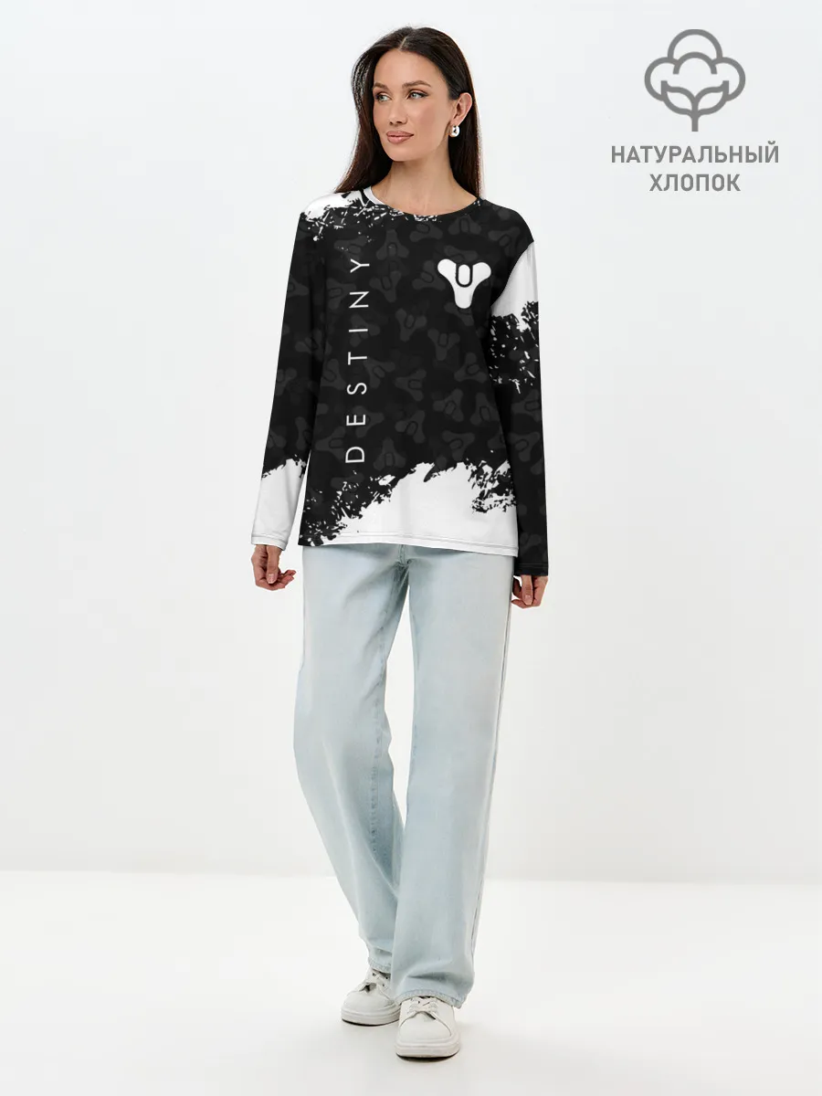 Лонгслив женский. Хлопок / DESTINY