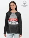 Лонгслив женский. Хлопок / Anime Senpai Girl